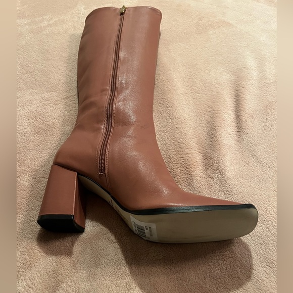 Alaina Knee High Boots Massimo Matteo Blush Pink Size 7 - Picture 1 of 3